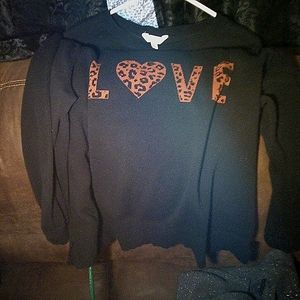 XL black women's sweater